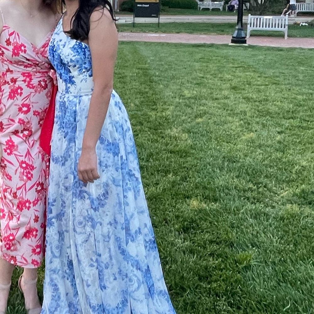 Sherri Hill Floral Formal Dress